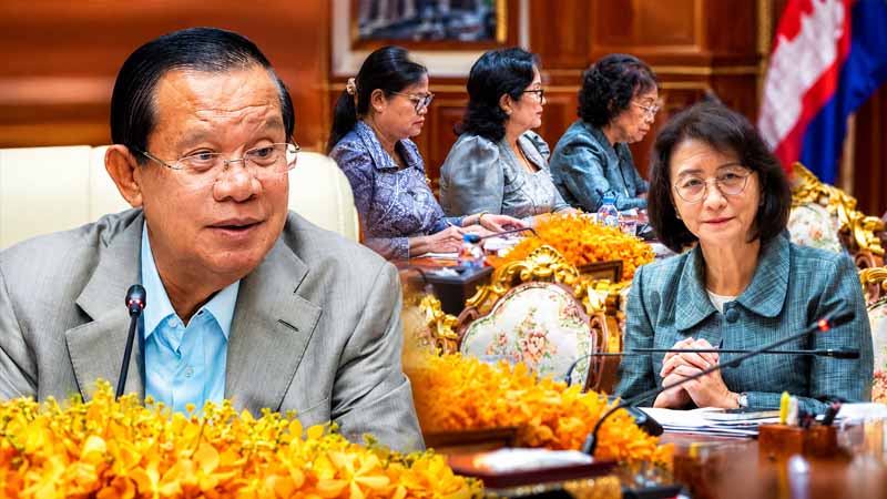 ប្រតិភូក្រុមប្រឹក្សាជាតិកម្ពុជាដើម្បីស្ត្រី ចូលជួបសម្ដែងការគួរសម
